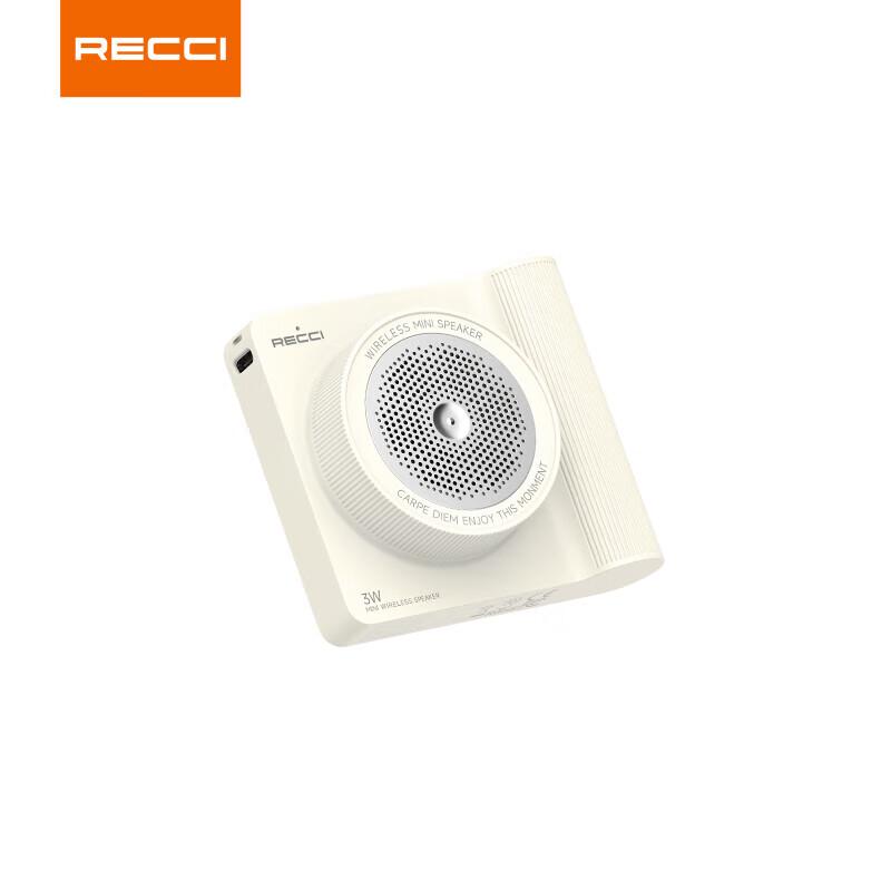 Recci RSK-W48 Ретро Портативная Bluetooth-колонка CN вилка (адаптер в комплекте)