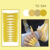 24Pcs Full Cover Long Ballet False Nails Detachable Press-on Nails Solid Color Fake Nails  Women