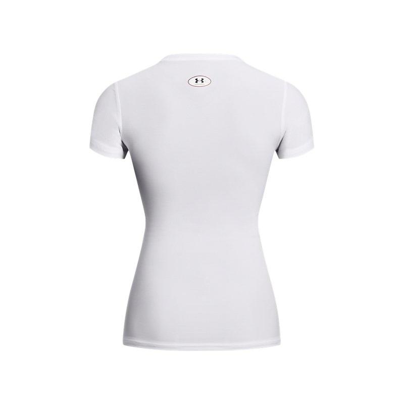 Under Armour HeatGear T Shirt Women's White Unisex 1387562-100