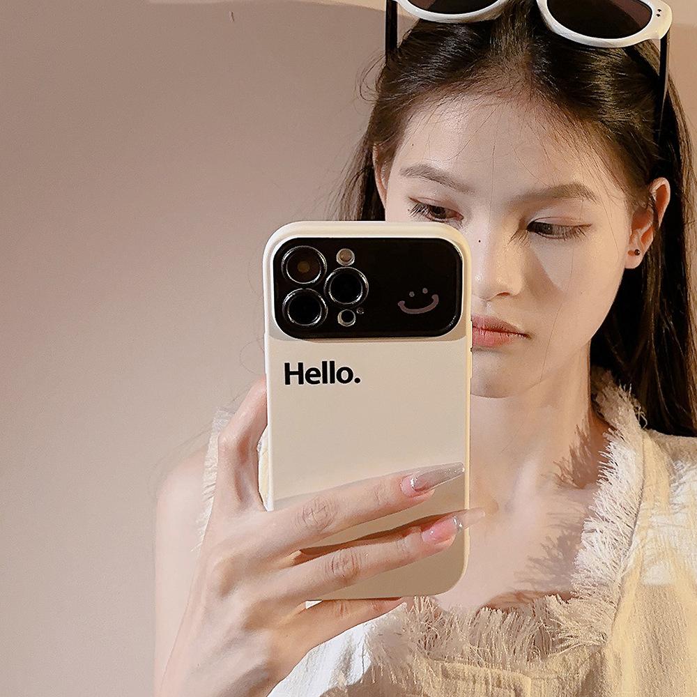 Simplified Smiling Face English for IPhone 15 Case 17promax for Apple 16 Anti Drop 13 Soft Cover Xr for Huawei