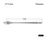 Titanium/ Stainless Steel Coffee Tea Stirring Spoon  Outdoor Kitchen Supplies