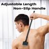 Men Back Shaver Adjustable Long Handle Bath Shower Back Hair Trimmer Ergonomic Manual Wet Dry Body Hair Remover Tools