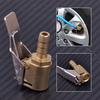 1pc Car  Tyre Wheel Tire 6mm Zinc Alloy Air Chuck Inflator Pump Valve Clip Clamp Connector Adapter