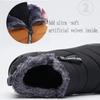 Мужские зимние ботинки, женские зимние ботинки, непромокаемые теплые легкие ботильоны с меховой подкладкой, нескользящая повседневная уличная обувь без шнуровки