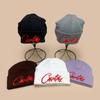 Winter Hip Hop Embroidered Letter Beanie Unisex Warm Street Rap Ins Style Knit Hat