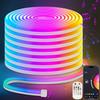 Lamomo 10M Dimmable LED Strip Light, Tube, Ambient Lighting, IP65 Waterproof, Cuttable, High Brightness, Neon Light, Bluetooth App & Remote Control,