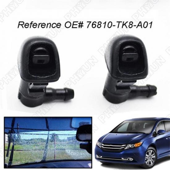2 шт. Форсунка омывателя лобового стекла #76810-TK8-A01 для Honda Odyssey 2011-17