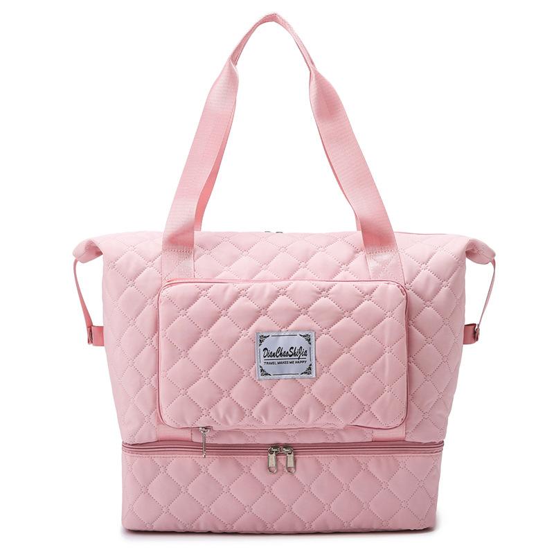 Складная спортивная фитнес-сумка для влажных и сухих вещей с отделением для обуви. Стиль «Бриллиант». Дорожная сумка для дополнительной одежды. Можно использовать для чехла на ручку.