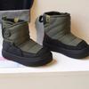 Зимние детские функциональные водонепроницаемые сноубутсы для мальчиков, утепленные флисом и утолщенные хлопковые ботинки для девочек, спортивная зимняя обувь