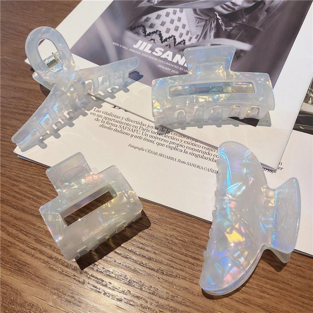Headdress For Female Hair Accessories Korean Style Crab Clip Acetic Acid Hair Claw Women Hair Clip