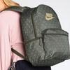 Nike Рюкзак полиэстеровый обычный унисекс зеленый повседневный BA5761-222