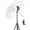Reflective Soft Light Umbrella Photography Lamp Stand Flash Lamp Holder Metal Hot Shoe Top Bracket Mounting Accessories