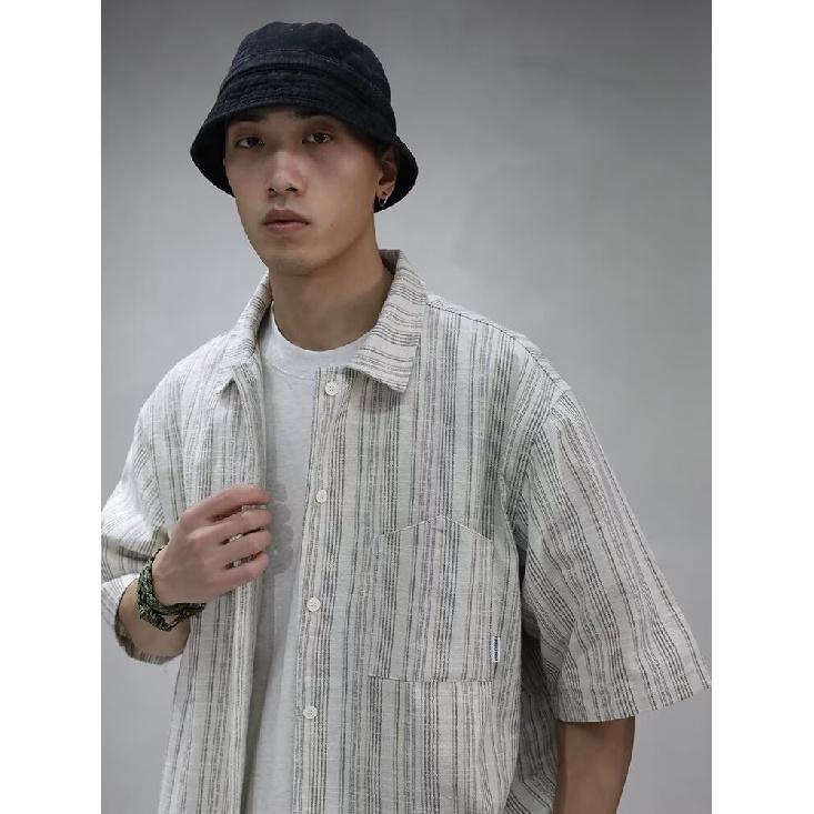 Новая ретро-рубашка для летней мужской одежды, свободный и нишевый дизайн для студентов, забавный мужской топ для верхней одежды