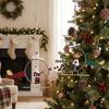 Santa Claus Christmas Tree Pendant Iron Xmas Hanging Ornaments  Festive Atmosphere