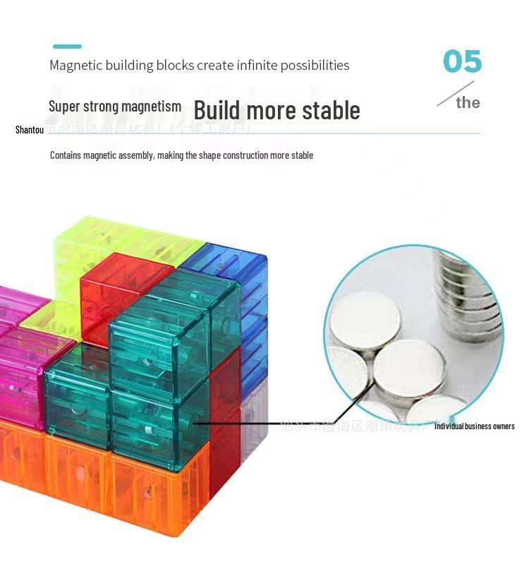 Магнитные строительные блоки: Волшебный набор кубиков Сома для детей