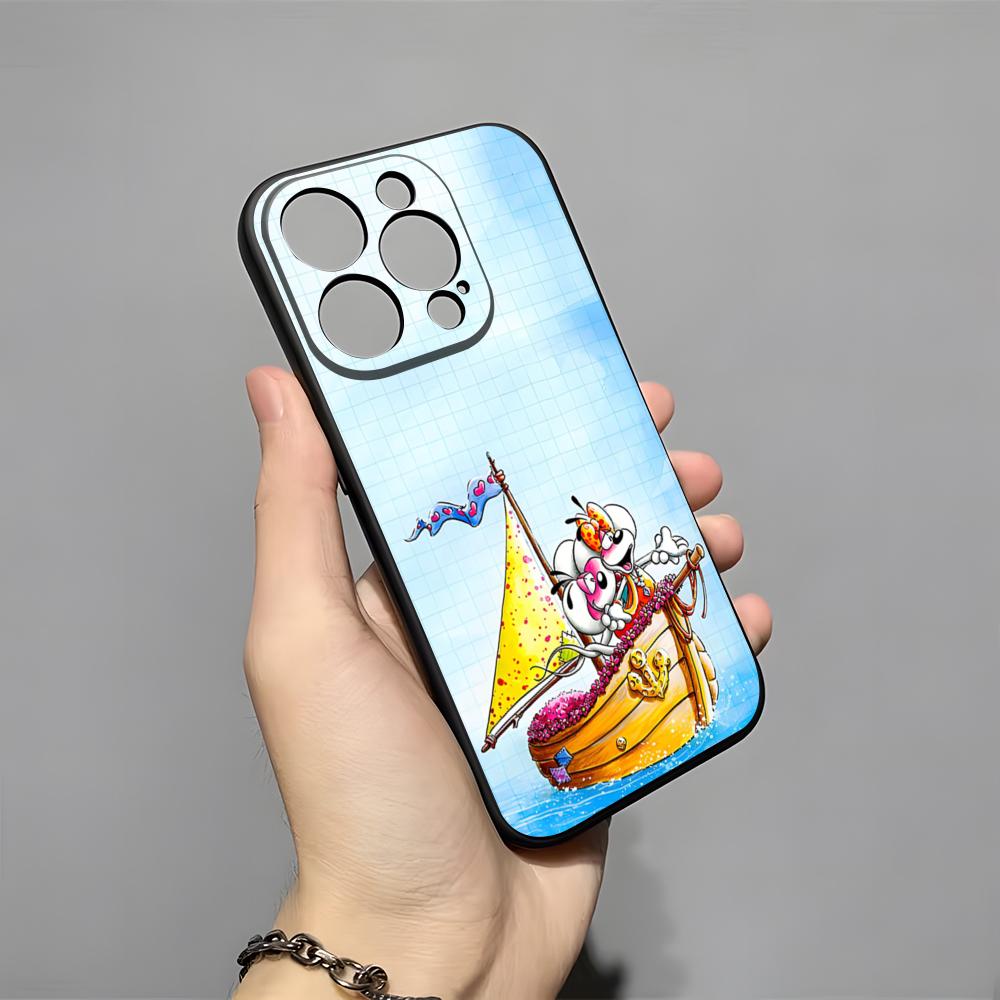 Мультяшный чехол D-Diddl для IPhone 17 Pro Max 16 15 14 Pro Max 13 11 X Xs Xr 8 7Plus Силиконовый чехол