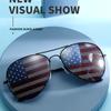 New Spot Flag Sunglasses European and American Dance Party Fashion Classic Sunglasses