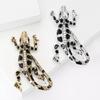 Enamel Diamond Lizard Brooch Fashion Vintage Reptile Pin Women'S Clothing Corsage Accessories