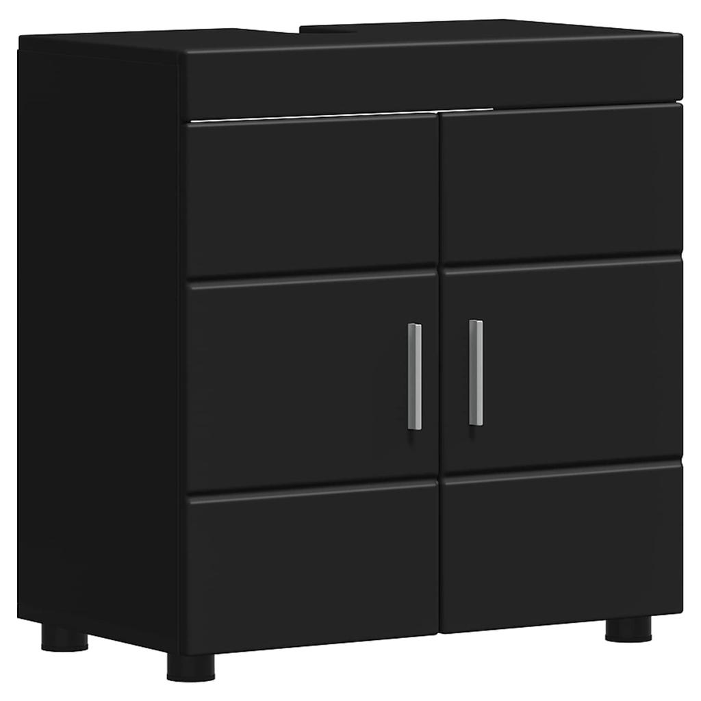 Bathroom Cabinet Set TULUM Black 60 x 34 x 63 cm