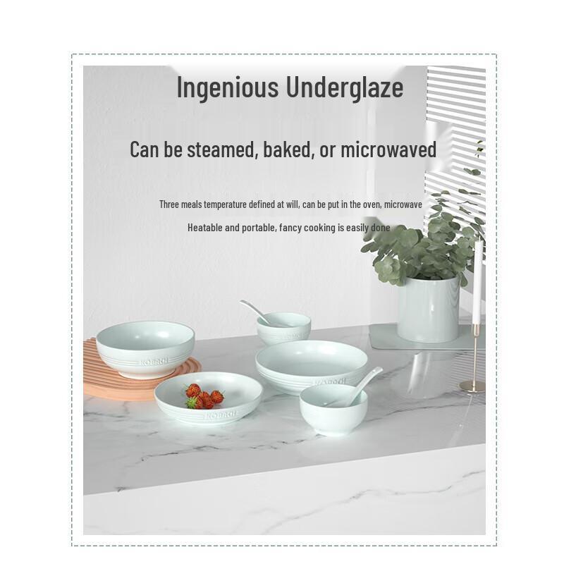 Kombach Celadon 10-Piece Dinnerware Set