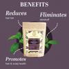KHADI NATURAL Органический порошок из листьев индиго 100 г | Натуральный усилитель цвета волос для закрашивания седины и ухода за волосами