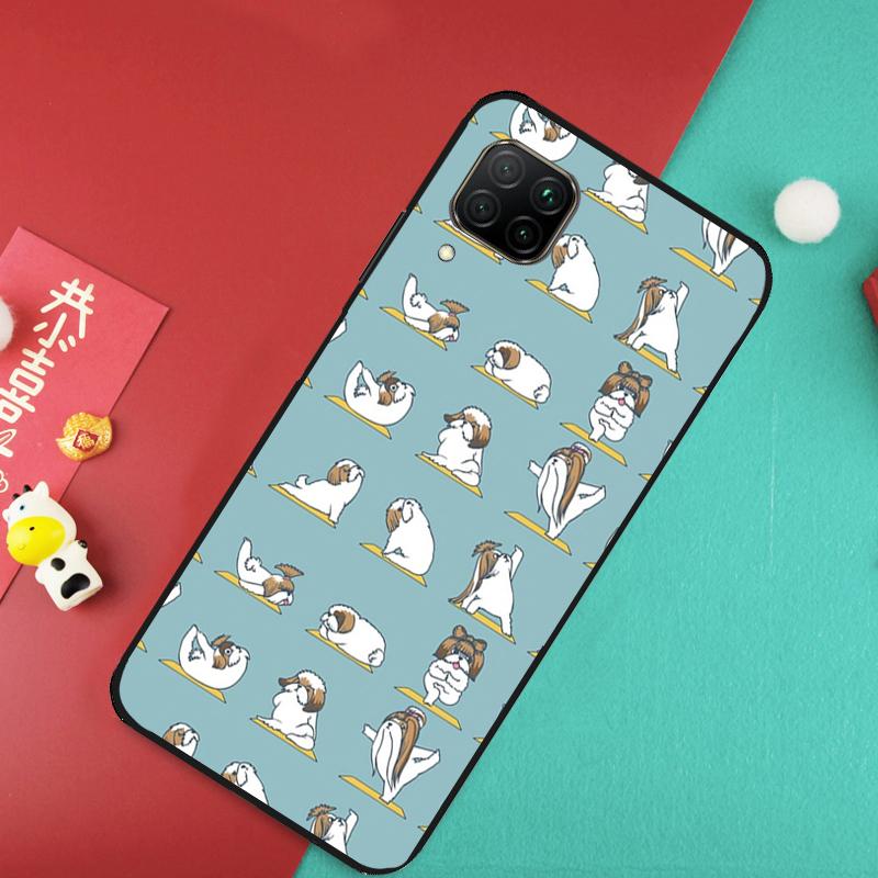 Cartoon Shih Tzu Dog For Huawei Nova 12S 9 10 SE 7i 8i 11i 12i Y60 Y61 Y70 Y72 Y73 Y90 Y91 P20 P30 P40 Lite Case
