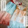 Hanfu градиентный костюм с принтом рыбьей чешуи градиентная рубашка с большими рукавами Koi Hanfu элегантная женская одежда феи