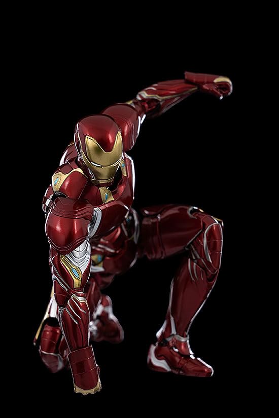Infinity Saga DLX Iron Man Mark 50 масштаб металлическая окрашенная подвижная фигурка перепродажа 1/12 ABS и ПВХ и цинковый сплав и другое