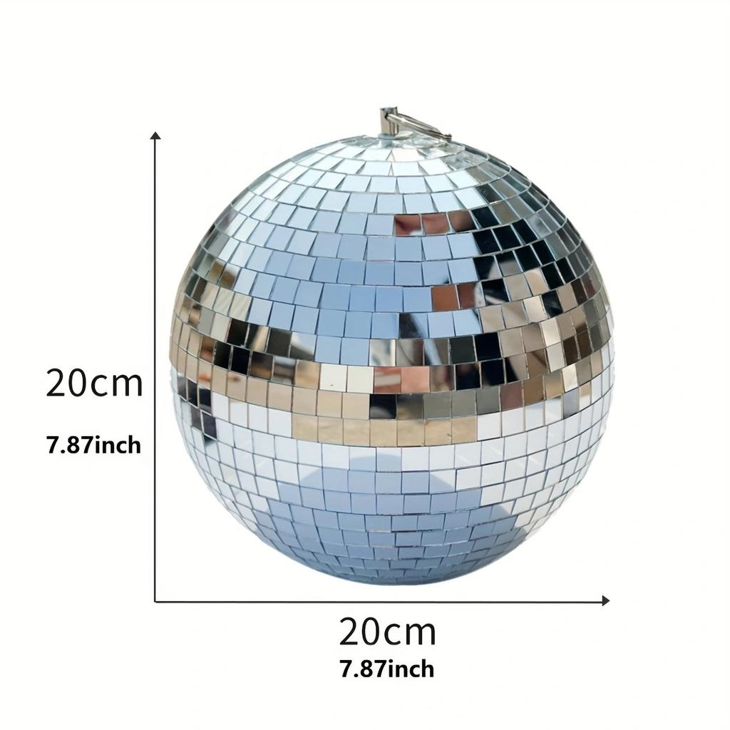 Glass Rotating Mirror Ball Disco Ball Mirror Ball Dj Lighting Reflection Colorful Mirror Ball for Wedding Stage Christmas Party