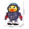 Interactive Electric Dance Space Duck Plastic Duck Musical Interactive Toy  Desktop