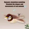 Игрушка для кошек «Птицы, хлопающие крыльями» Интерактивный летающий воробей с реалистичным щебечущим звуком, активируемый прикосновением Мягкая игрушка для котят «Птицы» для домашних кошек