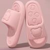 Толстые подошвы мультфильм милые крутые тапочки EVA ванная комната для домашнего использования, мужские летние женские нескользящие и без запаха ноги, для домашнего использования в помещении