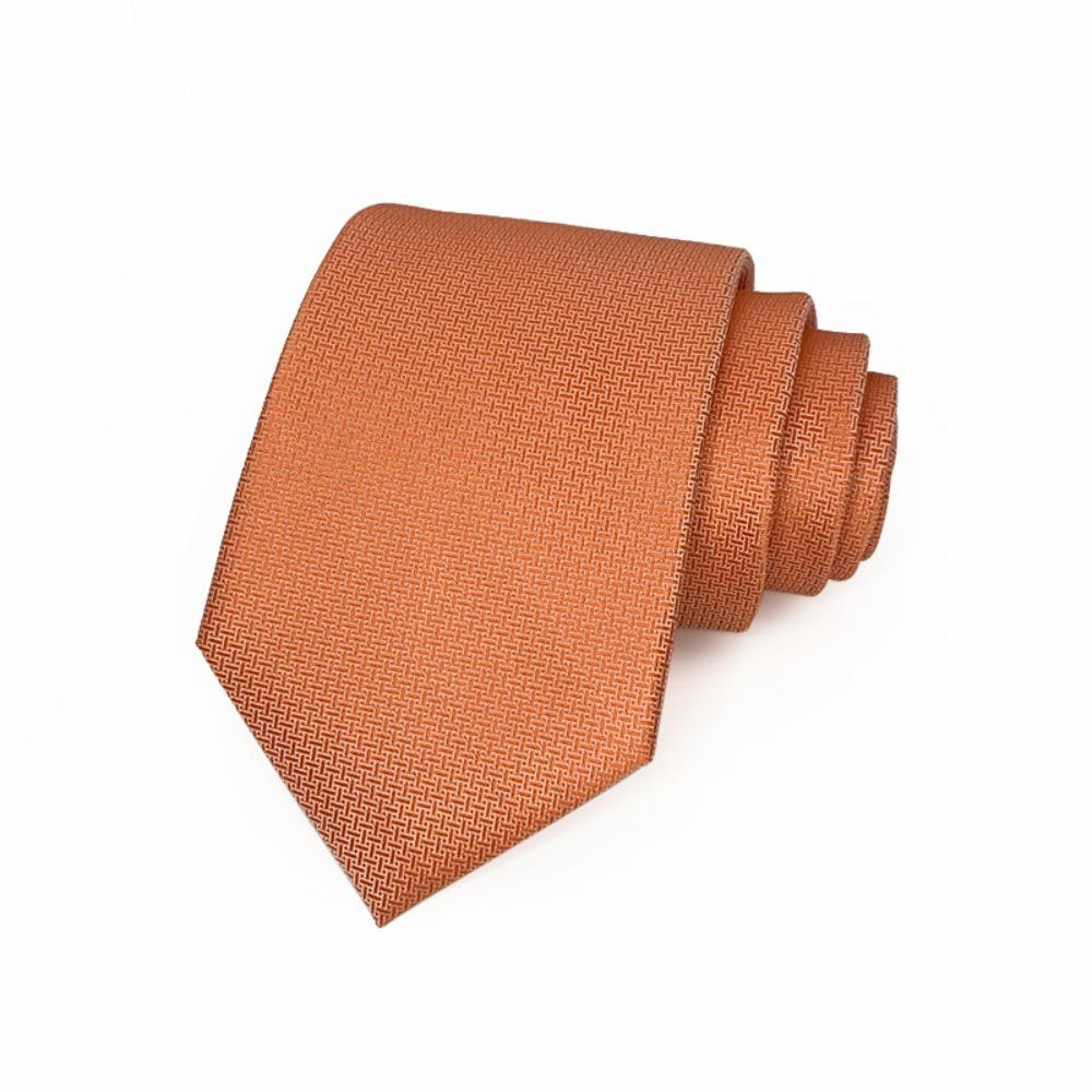 Solid Color Mens Necktie Trendy Gentlemen Men's Wedding Tie Classic Striped Neck Ties For Business