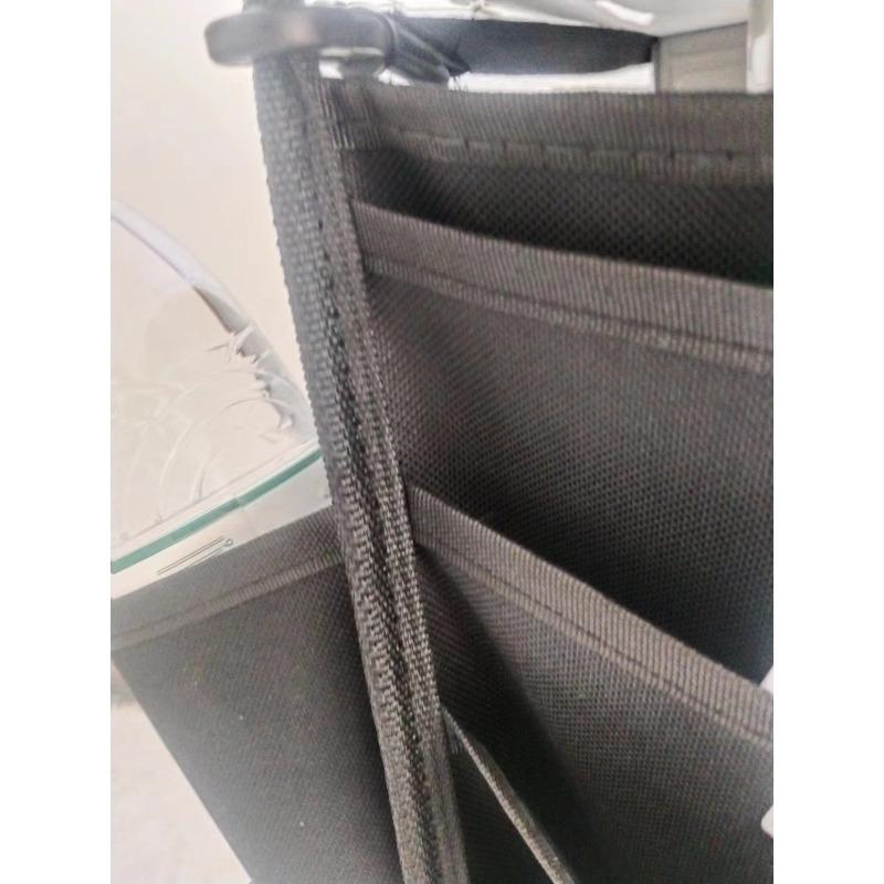 1pcs Desk Side Storage Bag Hanging Book Bag for Students Desktop Organizer Pouch