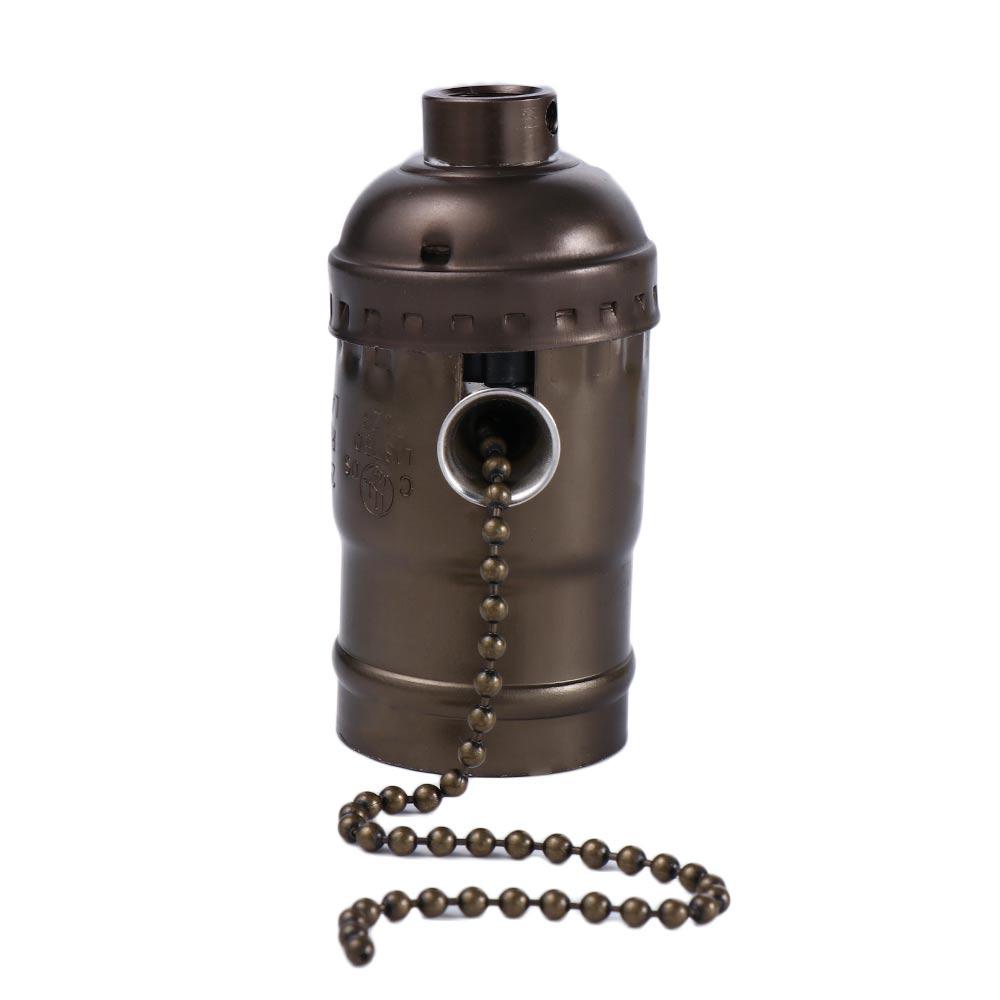 Lamp Holder Edison E26/E27 Aluminum Shell Accessories No Switch Lighting Lamp Bases Socket Holder