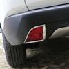 2PCs ABS Chrome Car Rear Back Fog Light Lamp Frame Decoration Sticker Cover Trim for Peugeot 2008 2014-2019 Accessories