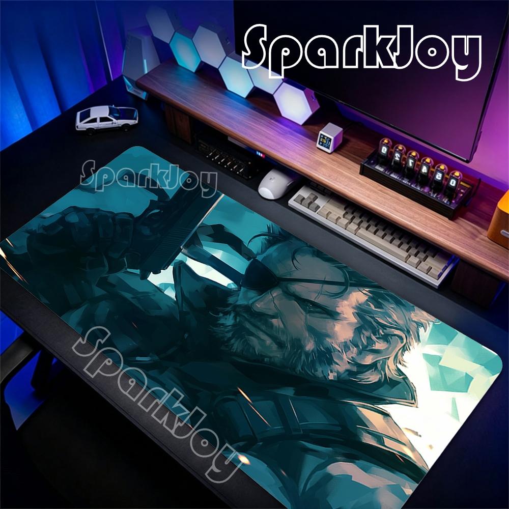 Xxl Games Metal Gear Solid Mouse Pad Pc Gaming Accessories Office Gamer Keyboard Desk Mat NonSlip Laptop Rubber Anime Mousepad