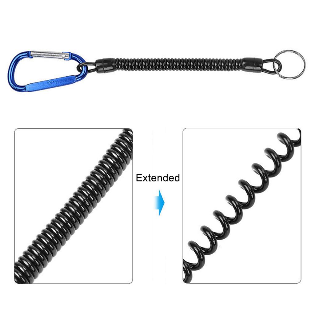 Рыболовные плоскогубцы со спиральным шнурком, устойчивые к ржавчине, кусачки для лески, захват, экстрактор крючков, инструмент для рыбалки, кусачки для плетеной лески