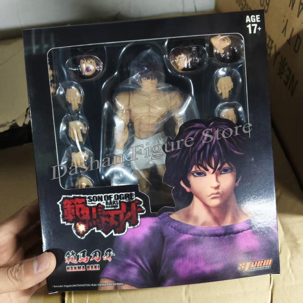 Storm Toys BAKI Figure Orochi Doppo Action Figures ST Hanma Baki Figurine Shinkai Chief Curator Model Toy Ko PVC Collection Doll