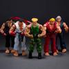 Anime Figure Street Fighter Ryu Ken Chun Li Guile Gouki Game PVC Action Figurine Movable Model Kids Birthday Toy Gift