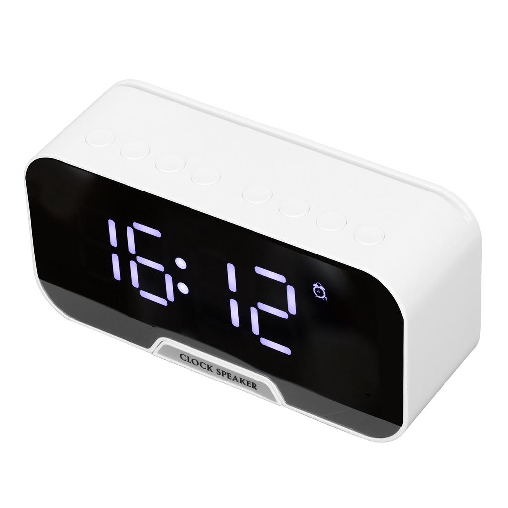 D‑88 Многофункциональный Bluetooth-динамик с часами Портативный динамик с двумя функциями будильника для спальни