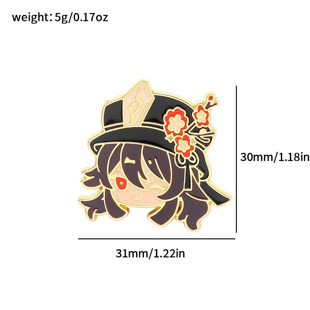 Оригинальный фэнтези значок грецкий орех лацкан мультяшный персонаж сплав брошь