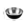 Round Small Sauce Dish Stainless Steel Seasoning Plates Dipping Bowl Appetizer Serving Tray Vinegar Soy Saucer Kitchen Tableware