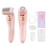 2-в-1 женская электробритва USB перезаряжаемая водонепроницаемая портативная дорожная бритва для лица, тела, зоны бикини, рук, ног, эпилятор, триммер