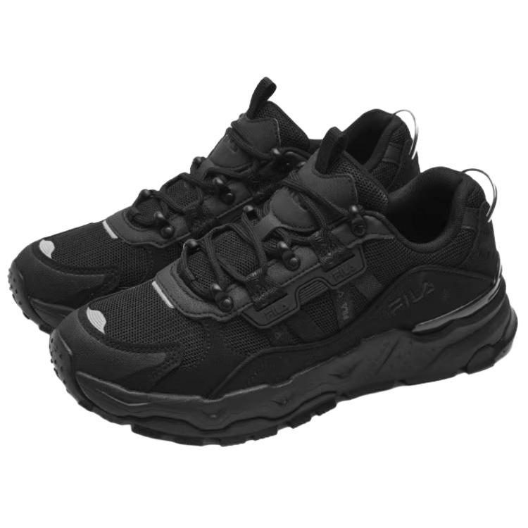 Fila Серия Ретро Звездное небо Мягкие Удобные Универсальные Спортивные Низкие Повседневные Кроссовки Мужские Повседневные Кроссовки Черные F12M442142FBK