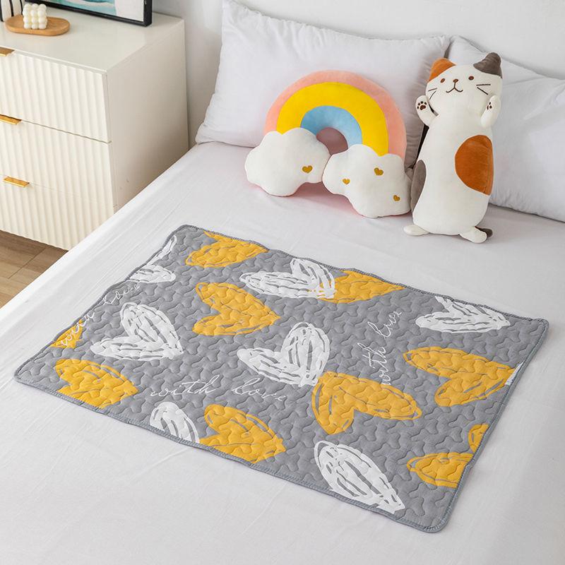 Чистый хлопок противоскользящие коврики для тети Moon Pad можно стирать сетчатый коврик физиология пример праздник анти-боковая протечка Dianz Baby подгузник Pad