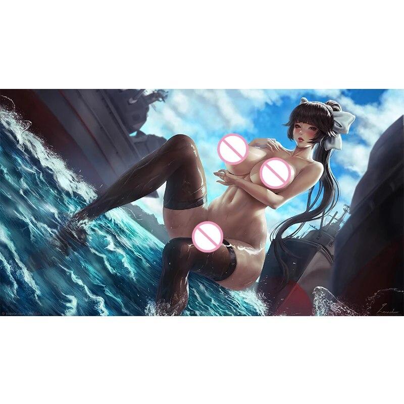 Print Anime Fashion Nude Sexy Girl Art Poster Wall Art Canvas Painting Bedroom Home Decor Picture