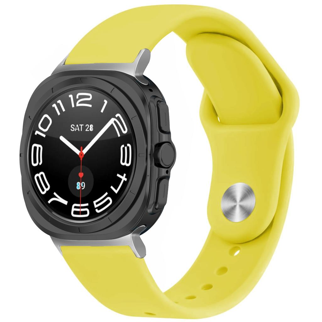 Спортивный силиконовый ремешок для Samsung Galaxy watch 7 ultra Ремешок 47 мм Аксессуары correa Браслет galaxy watch 7 FE 44 мм 40 мм 40 ремешок