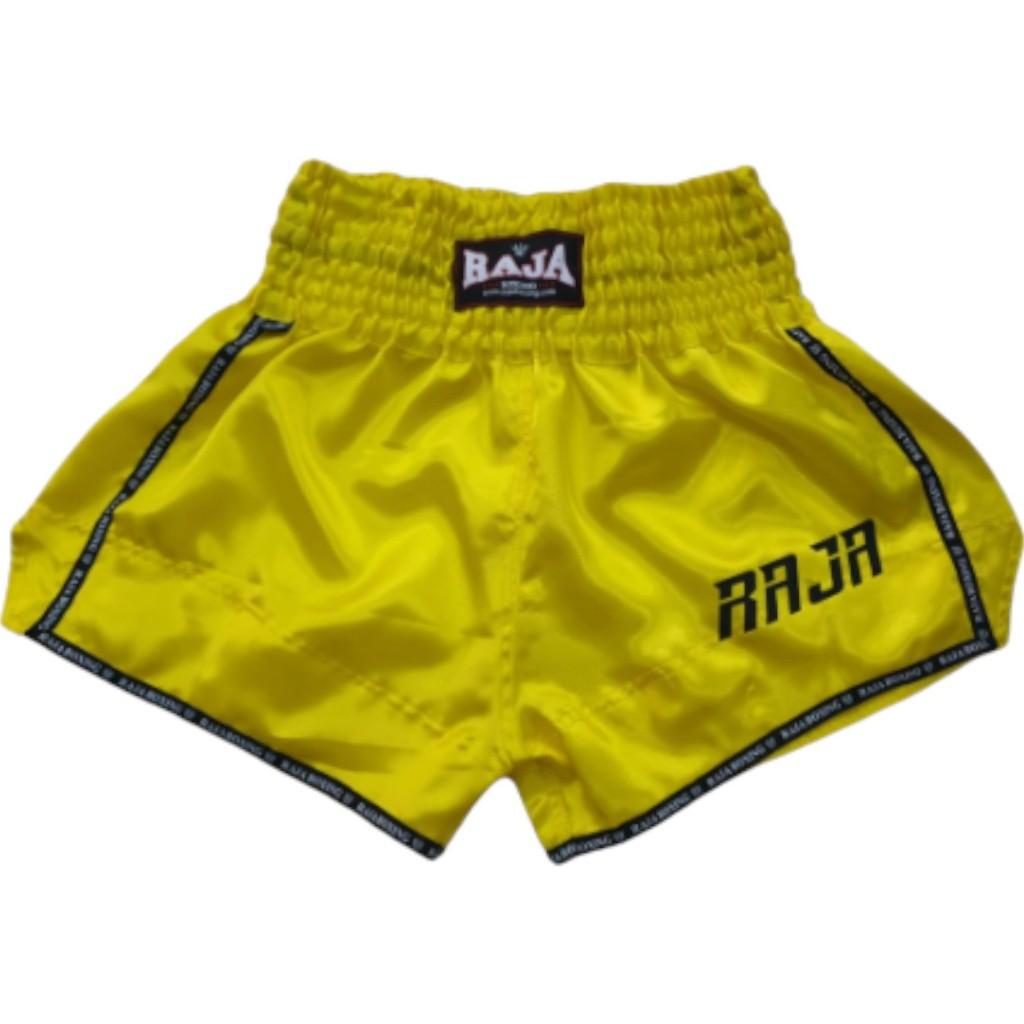 Raja Muay Thai MMA Kickboxing шорты ретро винтажные штаны принт 3D атлас эластичный пояс бой боевые искусства тренировки быстросохнущие