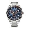 [CITIZEN] ProMaster CB5034-82L Eco-Drive Радиоуправляемые часы (Серебристый/Синий)